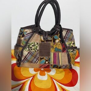 Fossil Patchwork Vintage Y2K Purse